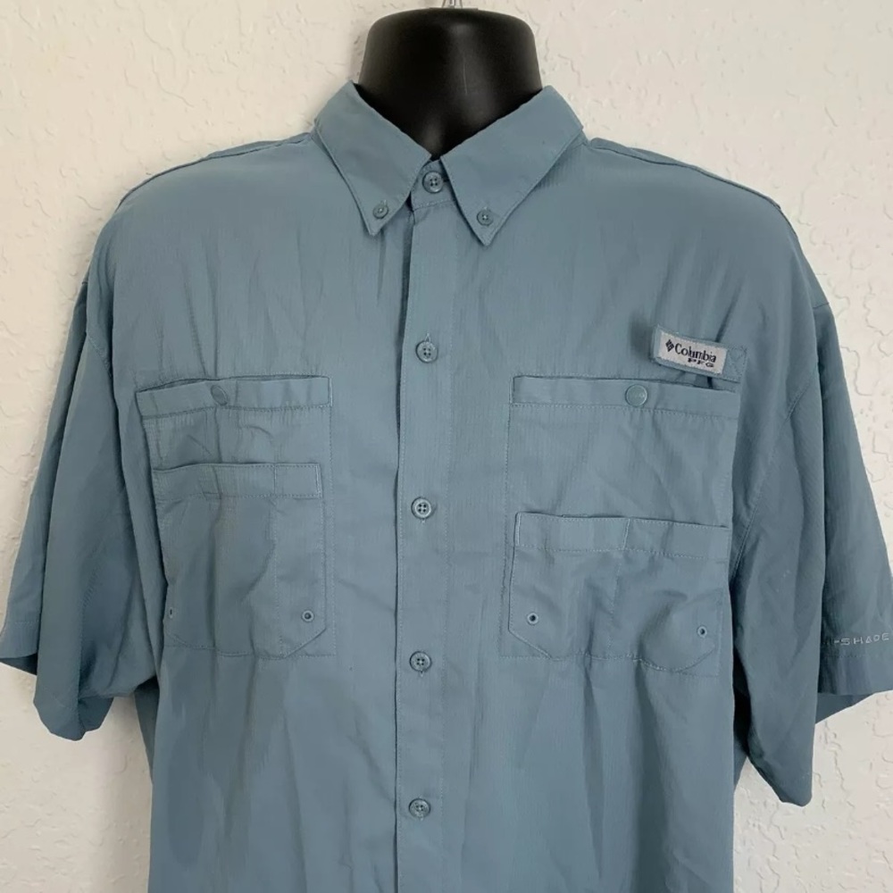Mens Columbia PFG Omni-Shade Short Sleeve size XL